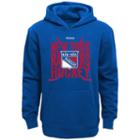 Boys 8-20 Reebok New York Rangers Cross Stix Hoodie, Size: L(14/16), Blue (navy)