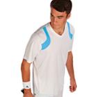 Men's Antigua Block Jersey Tee, Size: Medium, Turquoise/blue (turq/aqua)