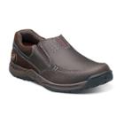 Nunn Bush High Cliff Jr. Boys' Moc Toe Casual Slip-on Shoes, Boy's, Size: Medium (4), Brown