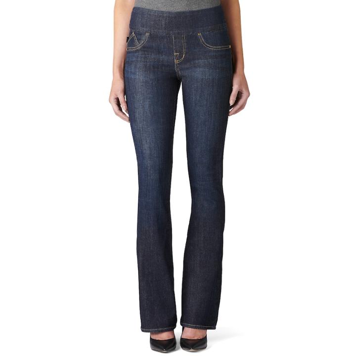 Women's Rock & Republic&reg; Fever Pull-on Bootcut Jeans, Size: 16 Avg/reg, Dark Blue