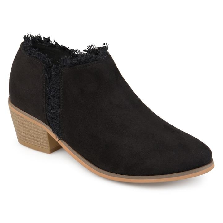 Journee Collection Moxie Women's Ankle Boots, Size: Medium (7.5), Black