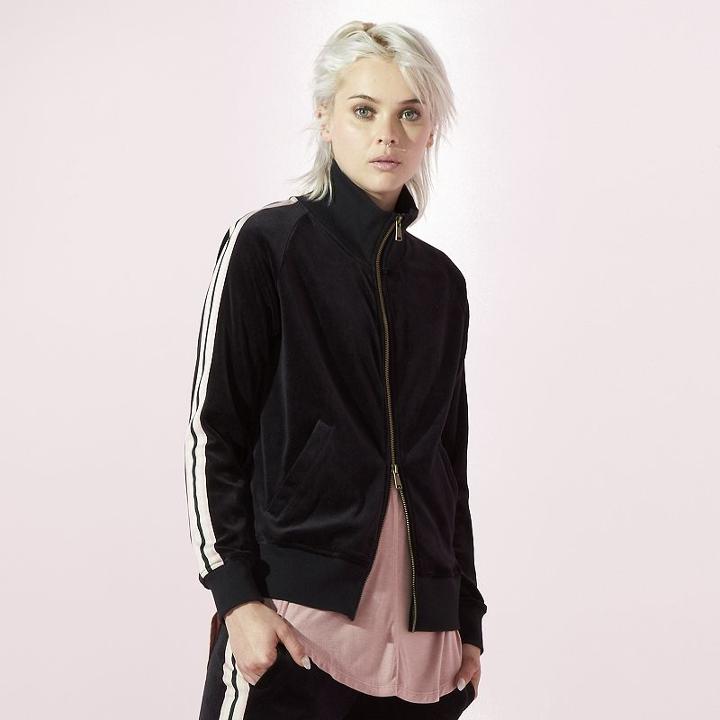 Women's Juicy Velour Jacket, Size: Xs, Black