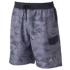 Men's Adidas Sport Geo Microfiber Volley Swim Trunks, Size: Large, Black