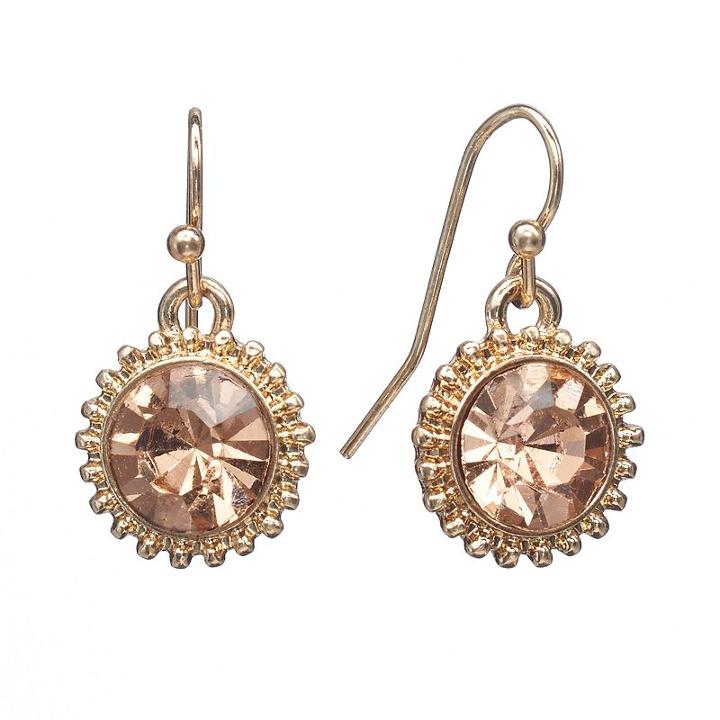 Lc Lauren Conrad Halo Drop Earrings, Women's, Multicolor