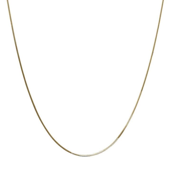 Everlasting Gold 14k Gold Snake Chain Necklace - 18-in, Women's, Size: 18, Yellow