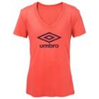 Women's Umbro Logo Graphic Tee, Size: Medium, Orange Oth