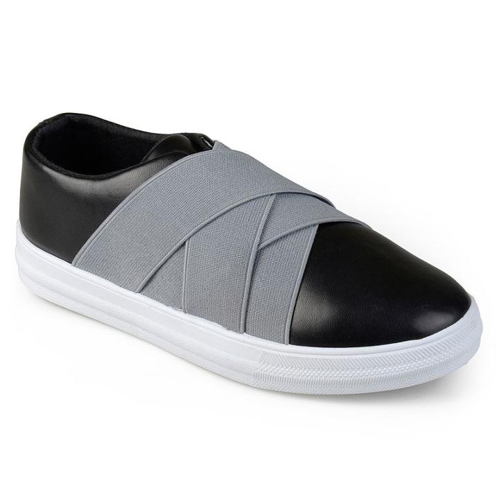 Journee Archie Boys' Slip-on Shoes, Boy's, Size: 13, Black