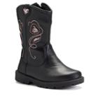 Laura Ashley Girls' Cowboy Boots, Girl's, Size: 7 T, Black