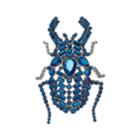 Simply Vera Vera Wang Blue Simulated Crystal Beetle Pin, Women's