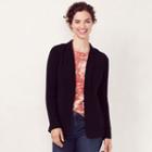 Women's Lc Lauren Conrad Solid Seamed Blazer, Size: 6, Black