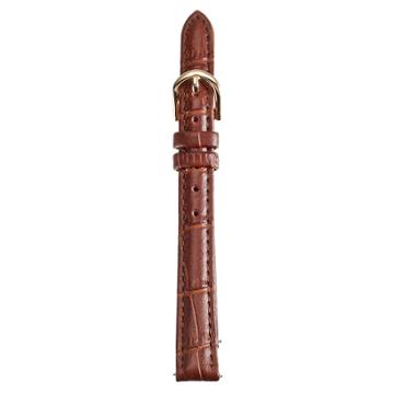 Kreisler Unisex Leather Watch Band - Tx09712bn, Size: 12 Mm, Brown