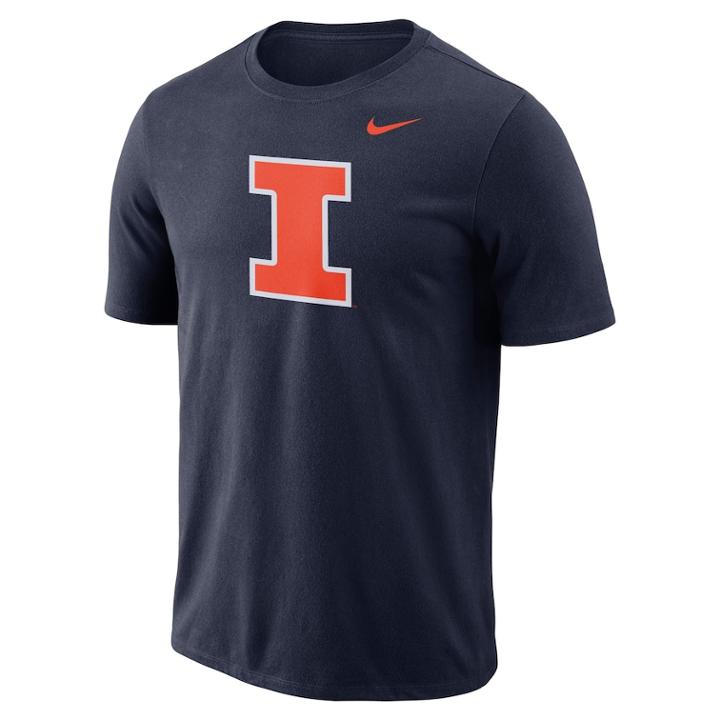Men's Nike Illinois Fighting Illini Logo Tee, Size: Large, Multicolor