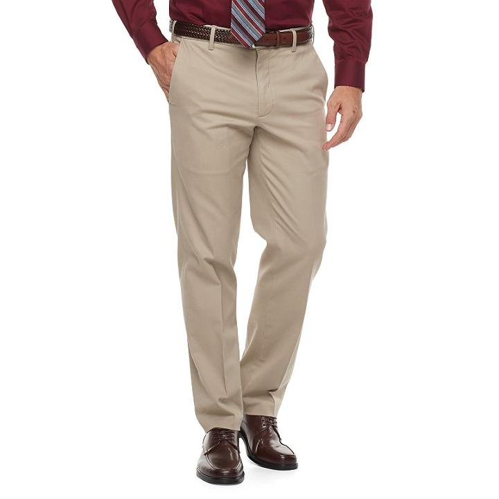 Men's Croft & Barrow&reg; Slim-fit Stretch Chino Pants, Size: 36x30, Dark Beige