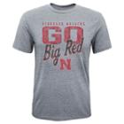 Boys 8-20 Nebraska Cornhuskers Rally Anthem Tee, Size: M 10-12, Grey