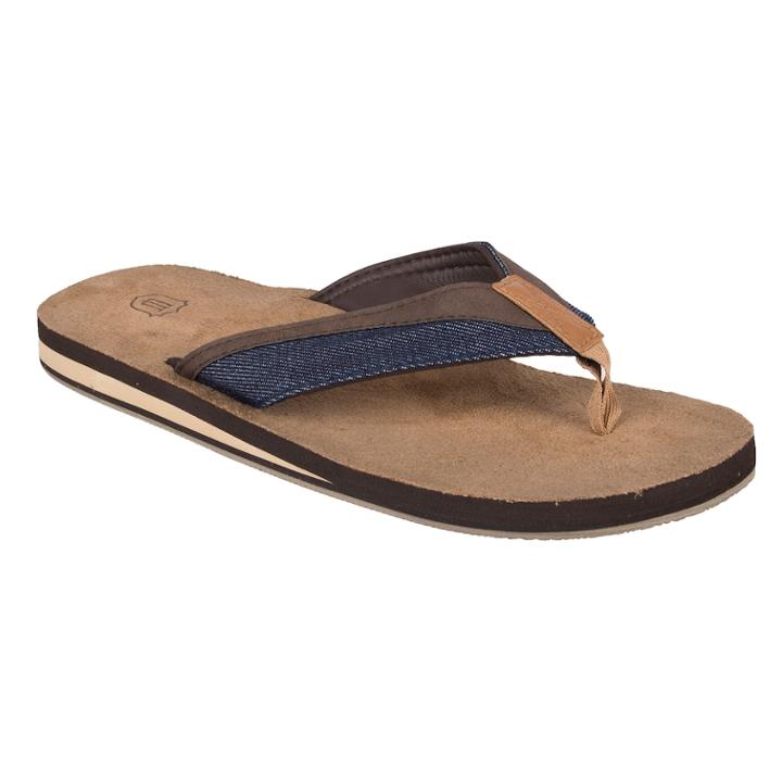 Wembley Denim Men's Thong Flip Flops, Size: Xl, Blue