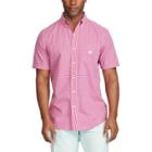 Big & Tall Chaps Classic-fit Checked Easy-care Button-down Shirt, Men's, Size: 4xb, Pink