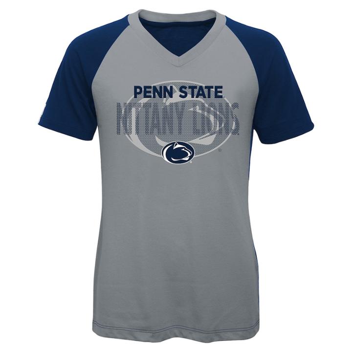 Girls 7-16 Penn State Nittany Lions Decoder Tee, Size: M 10-12, Grey