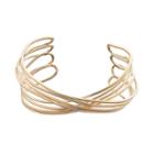 Lc Lauren Conrad Multi Row Crisscross Cuff Bracelet, Women's, Gold
