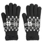 Sonoma Goods For Life&trade; Women's Fairisle Cozy Lined Knit Gloves, Black