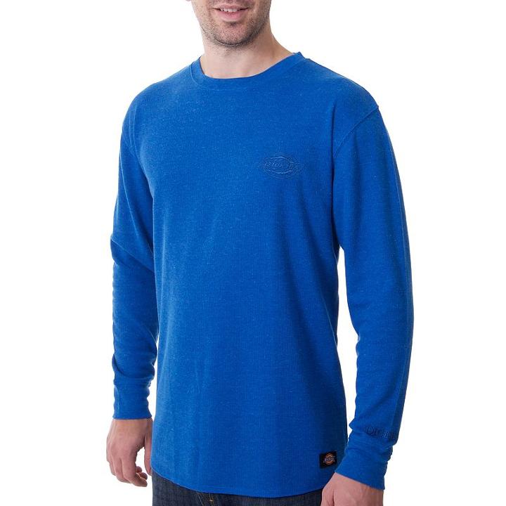 Men's Dickies Thermal Tee, Size: Large, Blue Other