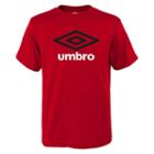 Men's Umbro Logo Tee, Size: Large, Red