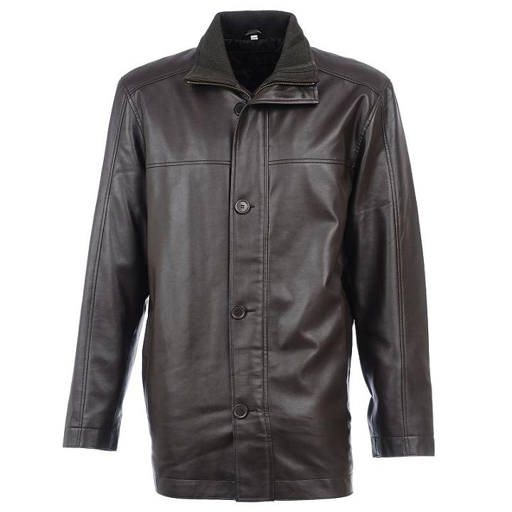 Men's Excelled Car Coat, Size: Large, Brown