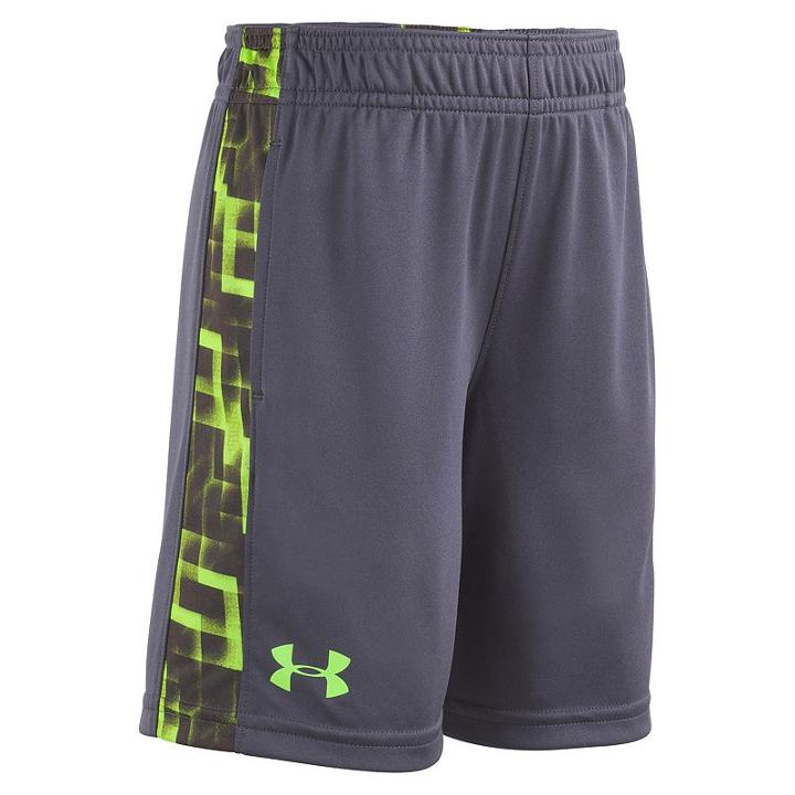 Boys 4-7 Under Armour Interval Printed Athletic Shorts, Boy's, Size: 7, Oxford