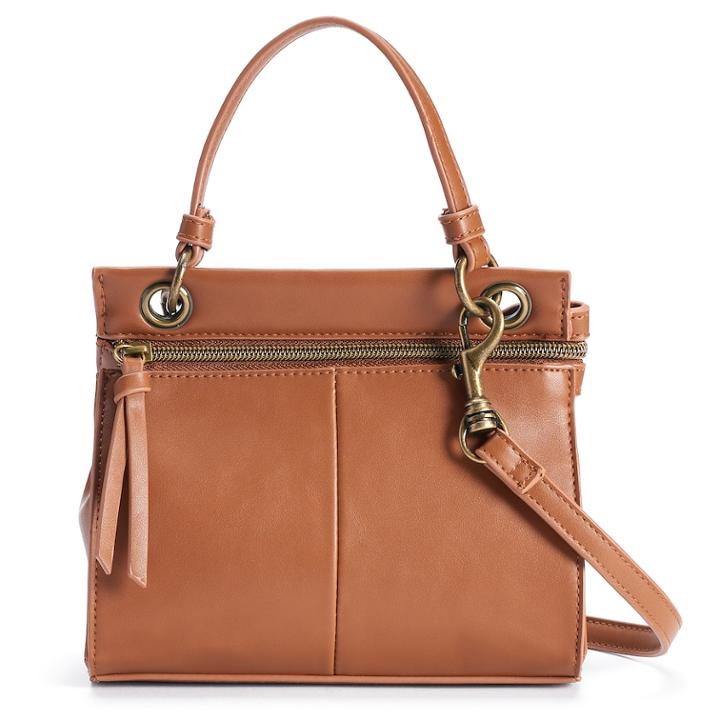 T-shirt & Jeans Mini Top Handle Crossbody Bag, Women's, Red/coppr (rust/coppr)