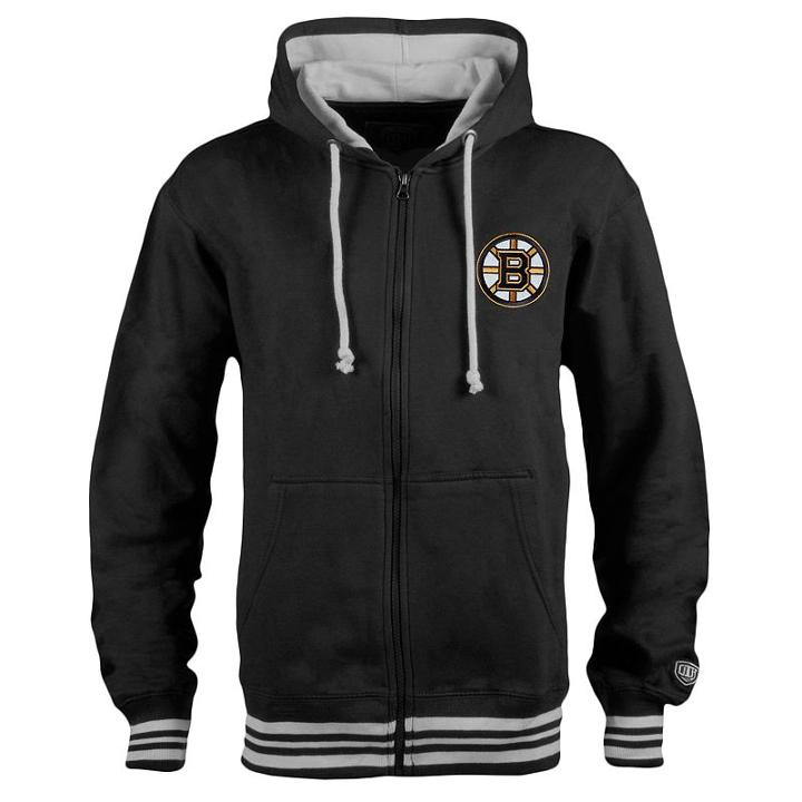 Men's Old Time Hockey Boston Bruins Axton Fleece Hoodie, Size: Medium, Black