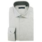 Men's Andrew Fezza Slim-fit Comfort Flex Collar Dress Shirt, Size: 15.5, Med Green