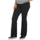 Maternity A:glow Mid Belly Panel Lounge Pants, Women's, Size: Xl-mat, Black