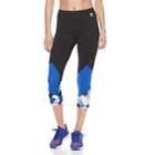 Women's Fila Sport&reg; Mesh Inset Capri Leggings, Size: Small, Black