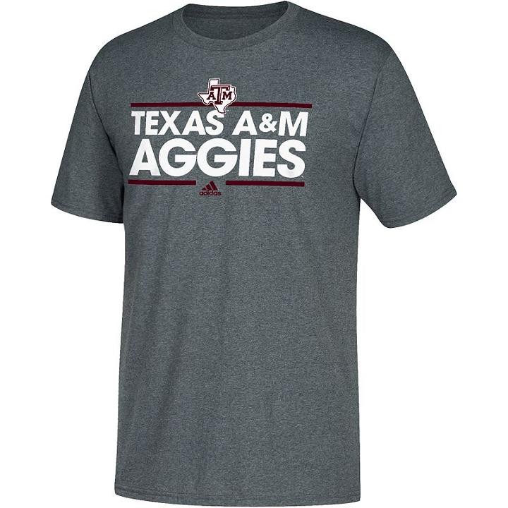 Men's Adidas Texas A & M Aggies Dassler Tee, Size: Xl, Tam Gray