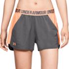 Women's Under Armour Play Up Pocket Shorts, Size: Medium, Dark Grey