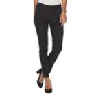 Women's Apt. 9&reg; Brynn Midrise Pull-on Skinny Dress Pants, Size: 6, Black