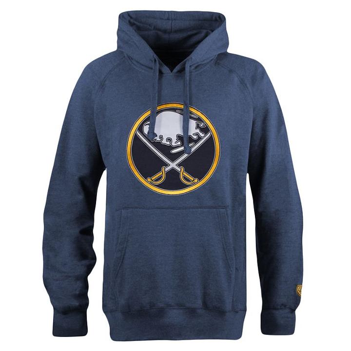 Men's Old Time Hockey Buffalo Sabres Grover Fleece Hoodie, Size: Medium, Blue (navy)