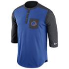 Men's Nike Boise State Broncos Dri-fit Touch Henley, Size: Large, Ovrfl Oth