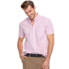 Big & Tall Sonoma Goods For Life&trade; Modern-fit Textured Button-down Shirt, Men's, Size: 3xl Tall, Pink