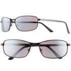Men's Dockers Polarized Matte Single Bridge Sunglasses, Black