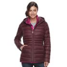 Women's D.e.t.a.i.l.s Down Vest & Jacket Set, Size: Small, Red