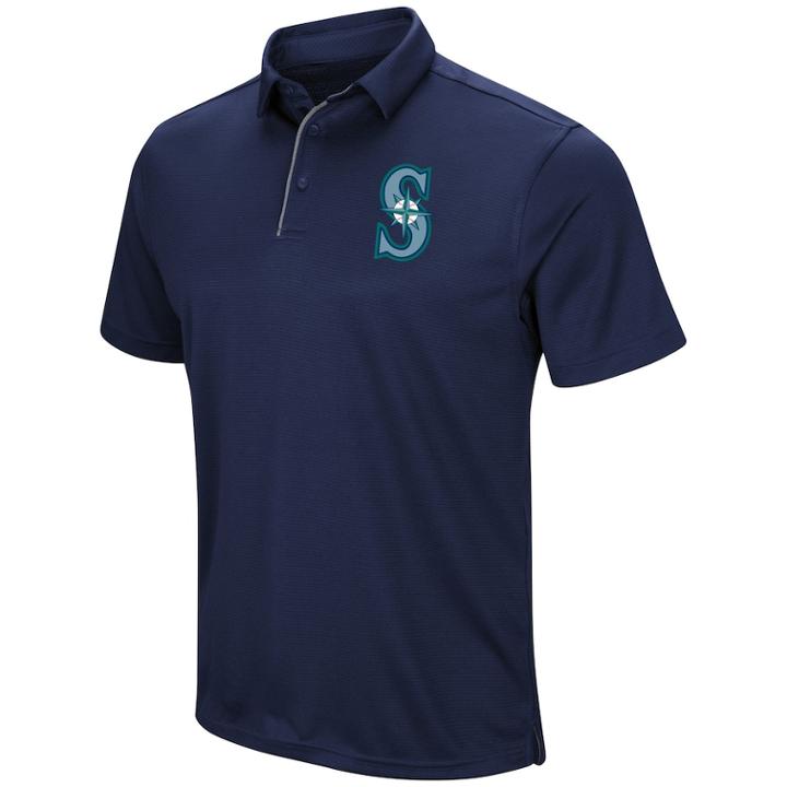 Men's Under Armour Seattle Mariners Tech Polo Shirt, Size: Large, Blue (navy)
