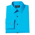 Men's Apt. 9&reg; Slim-fit Stretch Spread-collar Dress Shirt, Size: 16.5-32/33, Light Blue