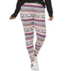 Juniors' Plus Size So&reg; Holiday Leggings, Teens, Size: 2xl, Dark Grey