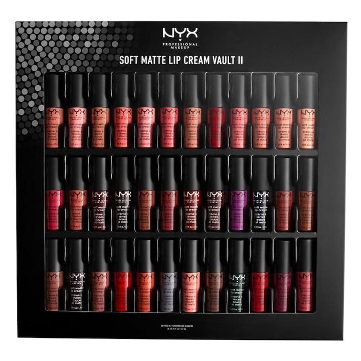 Nyx Professional Makeup Soft Matte Lip Cream Vault Ii, Multicolor