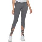 Juniors' So&reg; Wrap Yoga Capri Leggings, Teens, Size: Large, Dark Grey