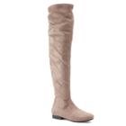 Lc Lauren Conrad Chives Women's Over-the-knee Boots, Size: Medium (8), Lt Beige