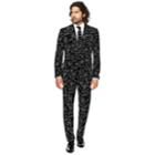 Men's Opposuits Slim-fit Science Faction Novelty Suit & Tie Set, Size: 38 - Regular, Grey (charcoal)