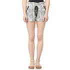 Juniors' Wallflower High-waisted Printed Paper Bag Shorts, Teens, Size: Large, Yellow