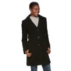 Women's Gallery Wool Blend Coat, Size: Large, Black