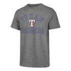 Men's '47 Brand Texas Rangers Match Tee, Size: Large, Gray